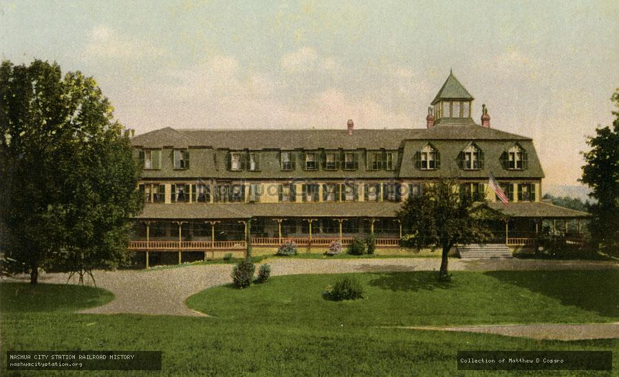 Postcard: Hotel Ponemah, Ponemah, N.H.